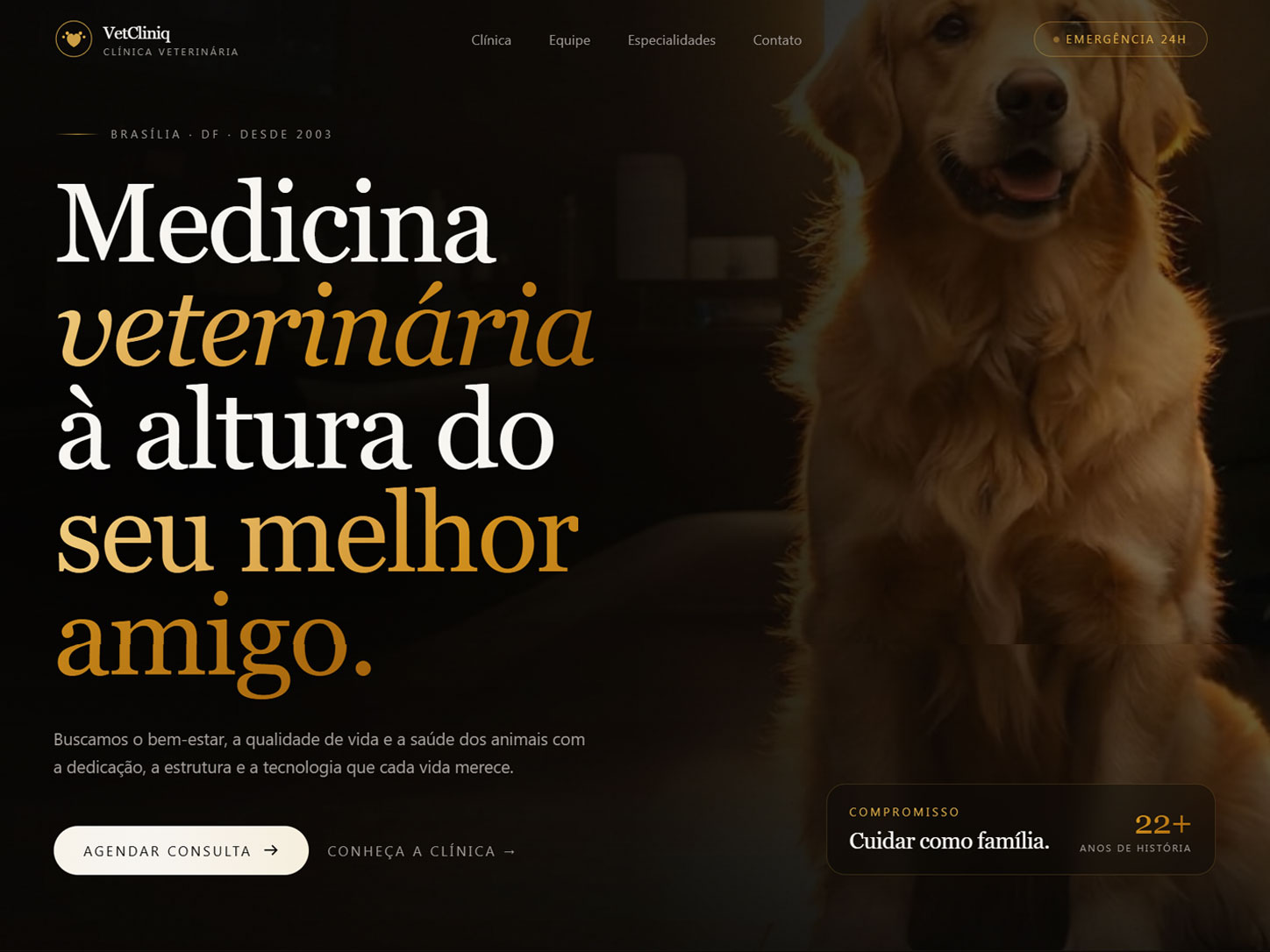 VetCliniq website