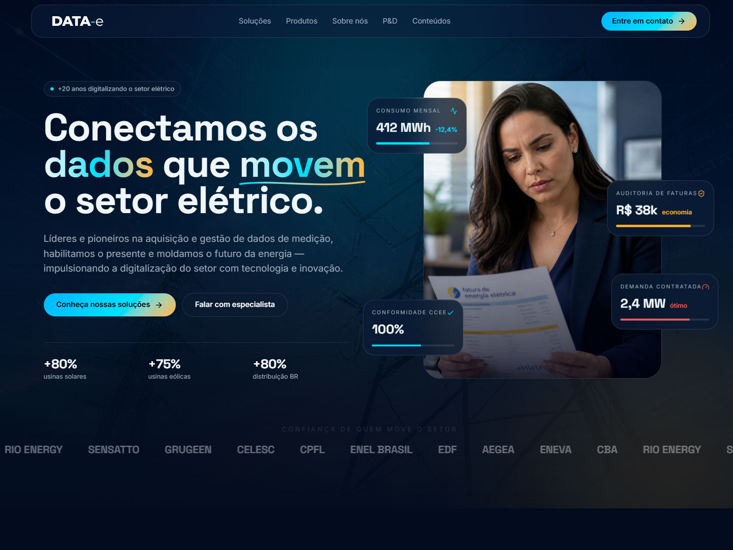 DATA-e website